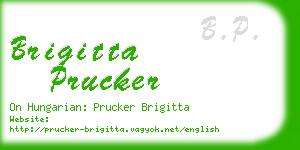 brigitta prucker business card